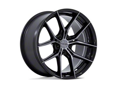 Niche Prodigy 5 Gloss Black with Dark Tinted Clear Wheel; 18x9.5; 25mm Offset (84-01 Jeep Cherokee XJ)