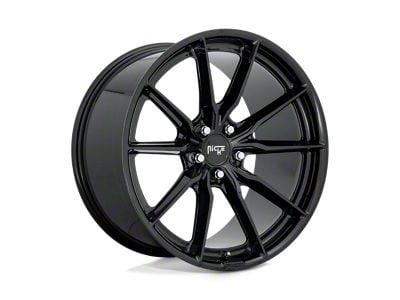 Niche Rainier Gloss Black Wheel; 20x10.5; 40mm Offset (84-01 Jeep Cherokee XJ)