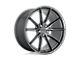 Niche Rainier Matte Anthracite Wheel; 18x8; 40mm Offset (84-01 Jeep Cherokee XJ)