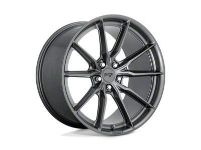 Niche Rainier Matte Anthracite Wheel; 20x10.5; 40mm Offset (84-01 Jeep Cherokee XJ)