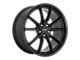 Niche Rainier Matte Black Wheel; 18x8; 25mm Offset (84-01 Jeep Cherokee XJ)