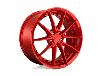 Niche Sector Candy Red Wheel; 20x10.5; 40mm Offset (84-01 Jeep Cherokee XJ)