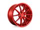 Niche Sector Candy Red Wheel; 20x10.5; 40mm Offset (84-01 Jeep Cherokee XJ)