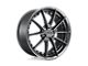 Niche Sector Gloss Anthracite Wheel; 19x8.5; 35mm Offset (84-01 Jeep Cherokee XJ)