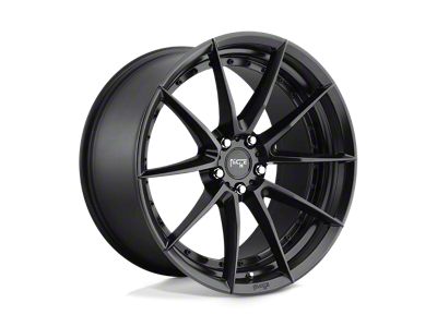 Niche Sector Matte Black Wheel; 20x10.5; 40mm Offset (84-01 Jeep Cherokee XJ)