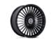 Niche Serene Gloss Black Wheel; 22x9; 38mm Offset (84-01 Jeep Cherokee XJ)