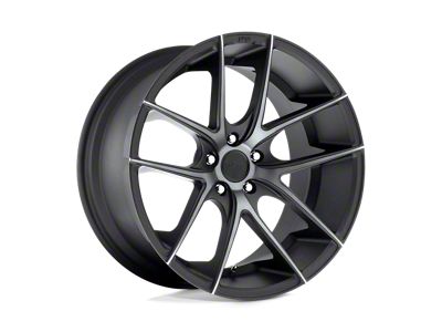 Niche Targa Matte Black Double Dark Tint Wheel; 18x8; 40mm Offset (84-01 Jeep Cherokee XJ)