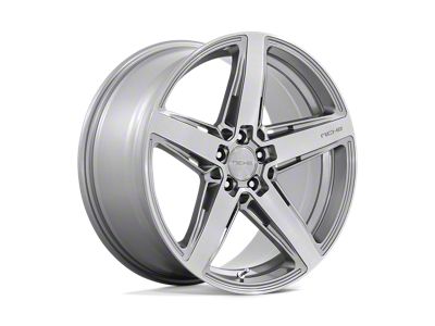 Niche Teramo Anthracite Brushed Face Tint Clear Wheel; 20x10.5; 30mm Offset (84-01 Jeep Cherokee XJ)