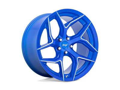 Niche Torsion Anodized Blue Milled Wheel; 20x10.5; 40mm Offset (84-01 Jeep Cherokee XJ)