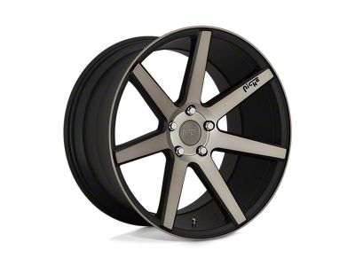 Niche Verona Matte Black Machined Wheel; 18x8; 40mm Offset (84-01 Jeep Cherokee XJ)