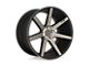 Niche Verona Matte Black Machined Wheel; 18x8; 40mm Offset (84-01 Jeep Cherokee XJ)