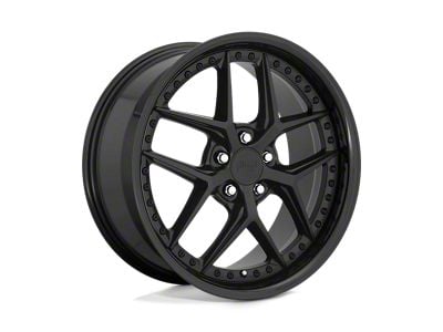 Niche Vice Gloss Black with Matte Black Wheel; 19x8.5; 35mm Offset (84-01 Jeep Cherokee XJ)