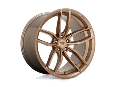 Niche Vosso Glossy Bronze Brushed Wheel; 18x8; 40mm Offset (84-01 Jeep Cherokee XJ)