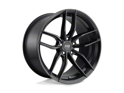 Niche Vosso Matte Black Wheel; 17x8; 40mm Offset (84-01 Jeep Cherokee XJ)