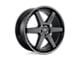 Niche Altair Gloss Black with Matte Black Wheel; 18x9.5; 35mm Offset (93-98 Jeep Grand Cherokee ZJ)