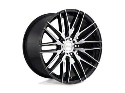 Niche Anzio Gloss Black Brushed Wheel; 20x10.5; 45mm Offset (93-98 Jeep Grand Cherokee ZJ)