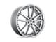 Niche DFS Gloss Silver Machined Wheel; 22x9; 38mm Offset (93-98 Jeep Grand Cherokee ZJ)