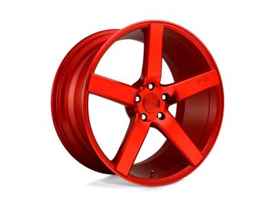 Niche Milan Candy Red Wheel; 20x10; 40mm Offset (93-98 Jeep Grand Cherokee ZJ)