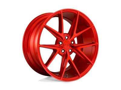 Niche Misano Candy Red Wheel; 18x8; 40mm Offset (93-98 Jeep Grand Cherokee ZJ)