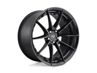 Niche Sector Matte Black Wheel; 19x9.5; 35mm Offset (93-98 Jeep Grand Cherokee ZJ)