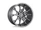 Niche Staccato Matte Anthracite Wheel; 22x10.5; 40mm Offset (93-98 Jeep Grand Cherokee ZJ)