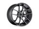 Niche Targa Matte Black Double Dark Tint Wheel; 18x8; 40mm Offset (93-98 Jeep Grand Cherokee ZJ)