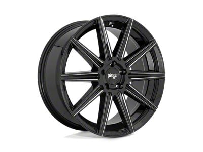 Niche Tifosi Gloss Black Milled Wheel; 20x9; 35mm Offset (93-98 Jeep Grand Cherokee ZJ)