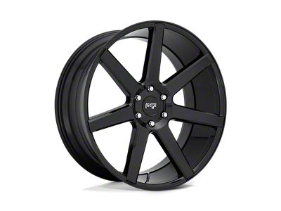 Niche Future Gloss Black Wheel; 20x9.5; 30mm Offset (99-04 Jeep Grand Cherokee WJ)