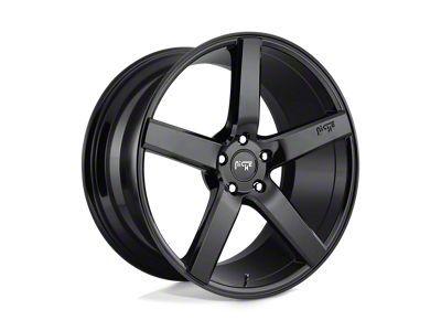 Niche Milan Gloss Black Wheel; 22x10; 35mm Offset (05-10 Jeep Grand Cherokee WK)