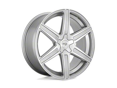 Niche Carina Anthracite and Brushed Tinted Clear Wheel; 20x10.5 (97-06 Jeep Wrangler TJ)