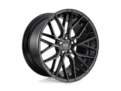 Niche Gamma Matte Black Wheel; 20x10.5; 40mm Offset (97-06 Jeep Wrangler TJ)