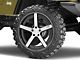 Niche Milan Gloss Black Brushed Wheel; 22x9 (97-06 Jeep Wrangler TJ)