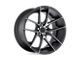 Niche Targa Matte Black Double Dark Tint Wheel; 18x8 (97-06 Jeep Wrangler TJ)
