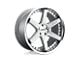 Niche Altair Gloss Silver Wheel; 20x10.5; 40mm Offset (87-95 Jeep Wrangler YJ)