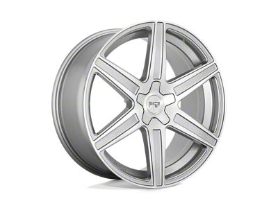 Niche Carina Anthracite and Brushed Tinted Clear Wheel; 20x10.5 (87-95 Jeep Wrangler YJ)