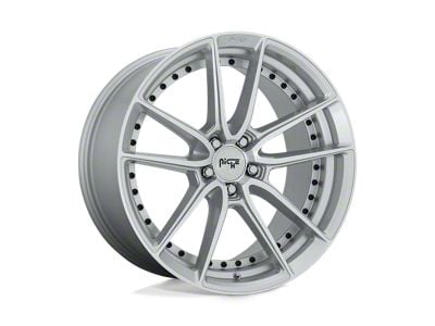 Niche DFS Gloss Silver Machined Wheel; 20x10.5 (87-95 Jeep Wrangler YJ)