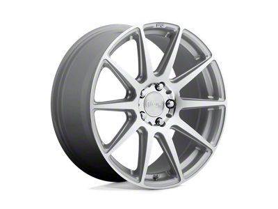 Niche Essen Gloss Silver Machined Wheel; 18x8; 40mm Offset (87-95 Jeep Wrangler YJ)