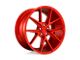 Niche Misano Candy Red Wheel; 20x10 (87-95 Jeep Wrangler YJ)