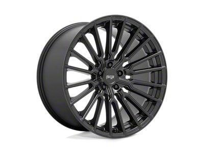 Niche Premio Matte Black Wheel; 19x8.5; 35mm Offset (87-95 Jeep Wrangler YJ)