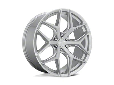 Niche Vice SUV Gloss Silver Brushed 6-Lug Wheel; 22x9.5; 30mm Offset (2024 Tacoma)