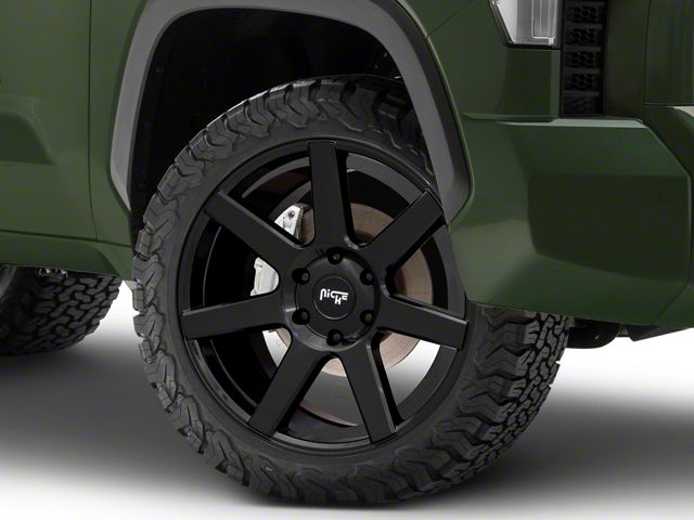 Niche Future Gloss Black 6-Lug Wheel; 24x10; 20mm Offset (22-24 Tundra)