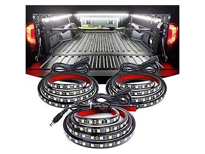 Nilight Truck Bed LED Light Strip Kit; 60-Inch (Universal; Some Adaptation May Be Required)
