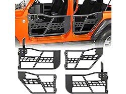 Tubular Doors with Mirrors; Front and Rear (20-25 Jeep Gladiator JT)