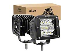 3-Inch Cube LED Pod Lights; Spot Beam (Universal; Some Adaptation May Be Required)
