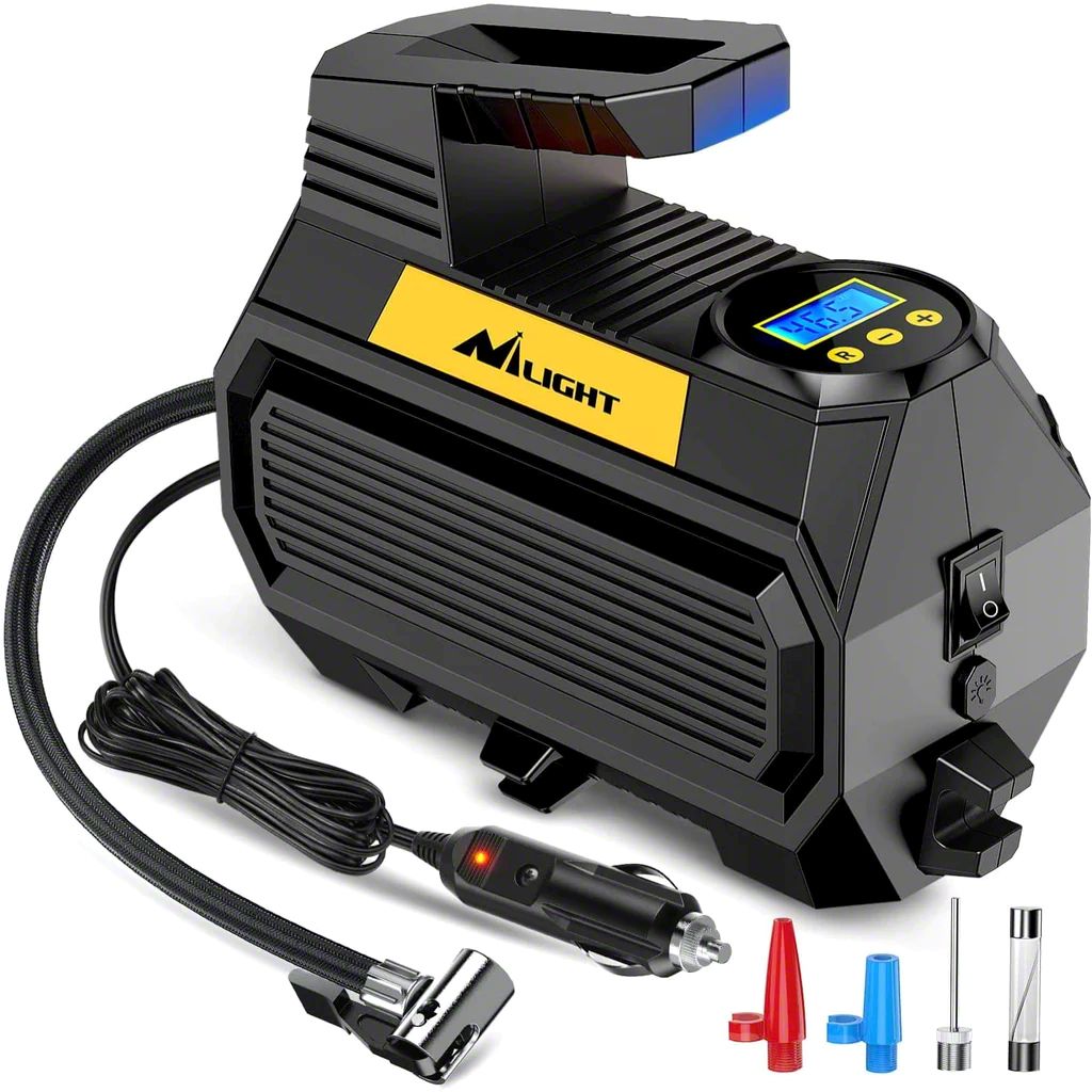 Jeep Grand Cherokee Portable Air Compressor with Digital Pressure Gauge ...