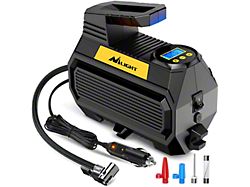 Portable Air Compressor with Digital Pressure Gauge; 150 PSI