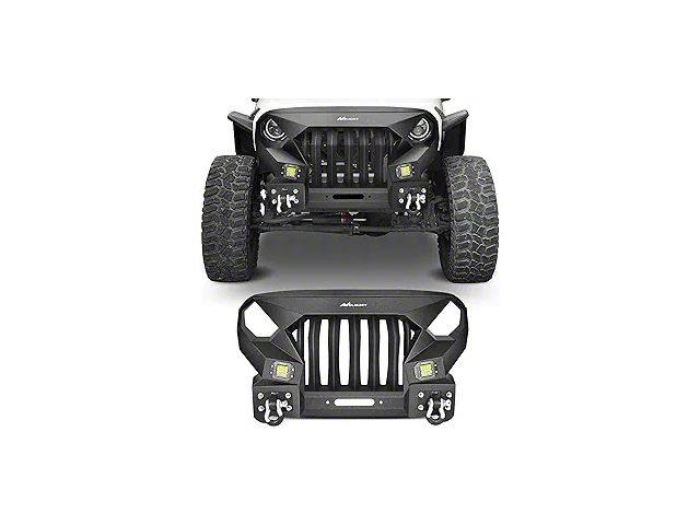 Angry Stubby Winch Mount Bumper (07-18 Jeep Wrangler JK)