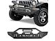 Full Width Winch Mount Front Bumper with LED Lights (07-18 Jeep Wrangler JK)