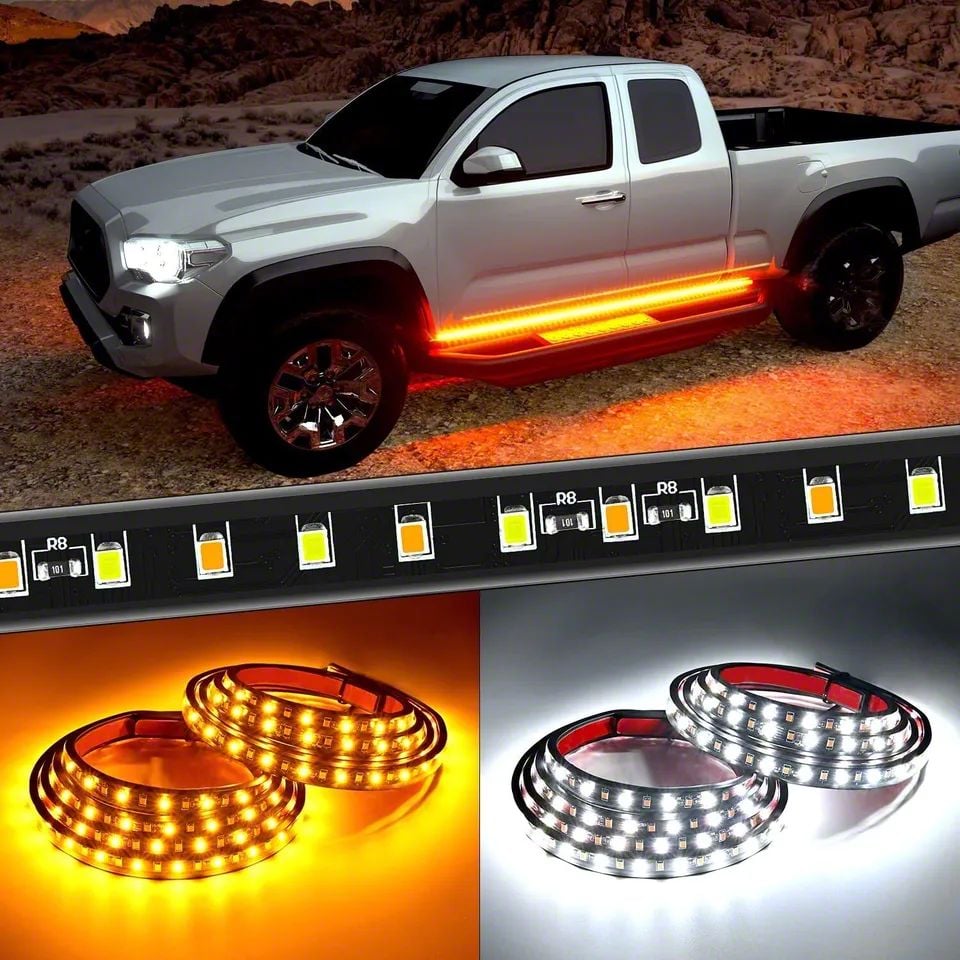 Nilight Jeep Wrangler Led Running Board Lights Inch Tl Universal Some Adaptation May