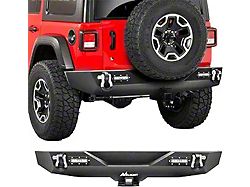 Rock Crawler Rear Bumper with LED Lights (18-25 Jeep Wrangler JL)